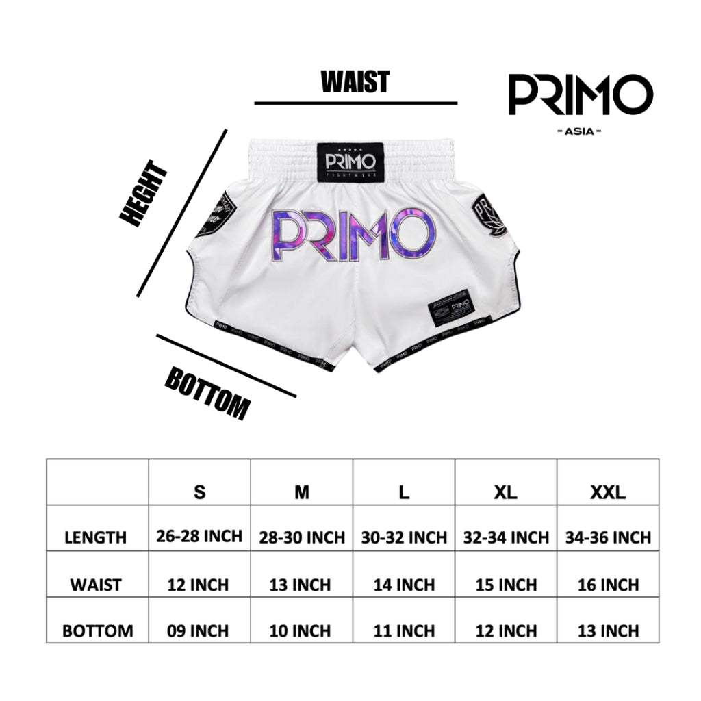 PRIMO Muay Thai Shorts - Hologram Series - Purple Haze