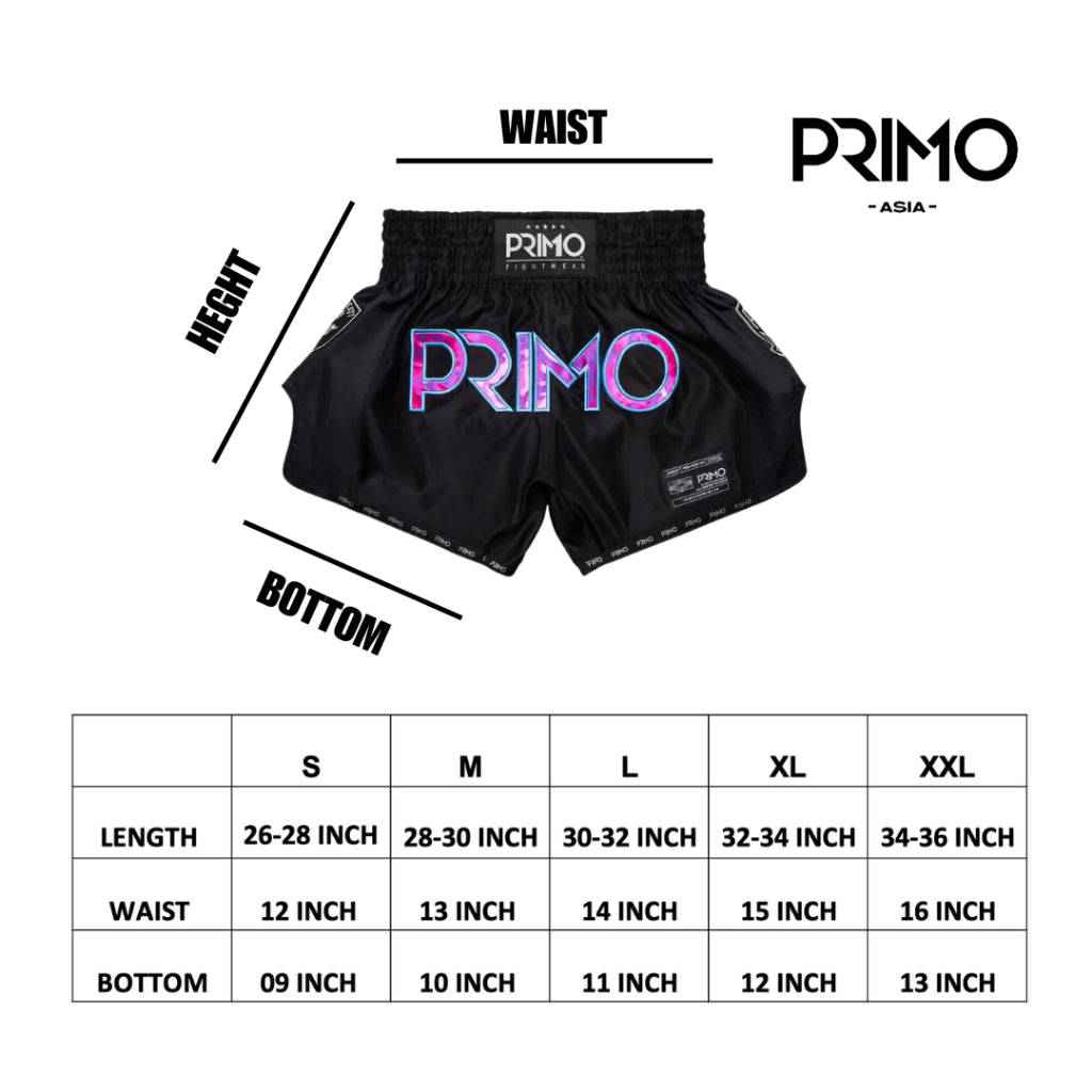 PRIMO Muay Thai Shorts - Hologram Series - Vice City
