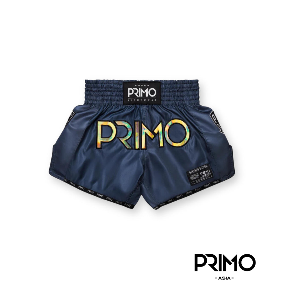 PRIMO Muay Thai Shorts - Hologram Series - Valor Grey