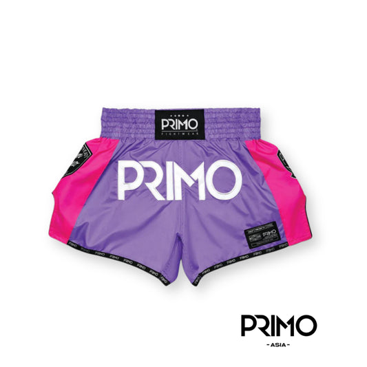 PRIMO Super-Nylon Muay Thai Shorts - Purple Rain