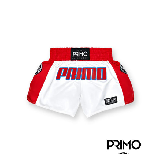 PRIMO Trinity Series Microfiber Muay Thai Shorts - Red