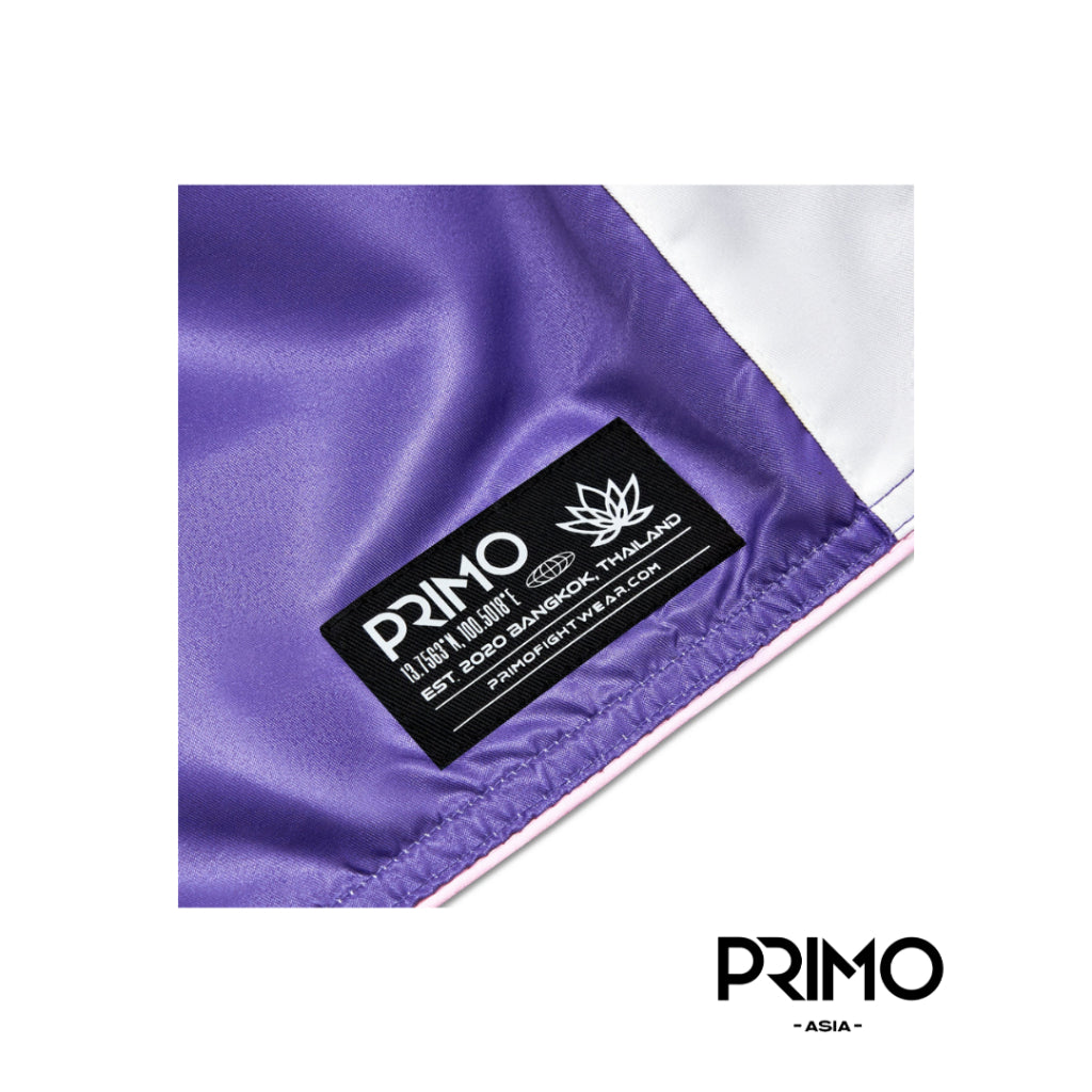 PRIMO Trinity Series Microfiber Muay Thai Shorts - Purple