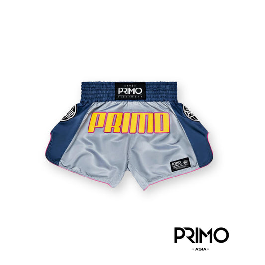 PRIMO Trinity Series Microfiber Muay Thai Shorts - Grey