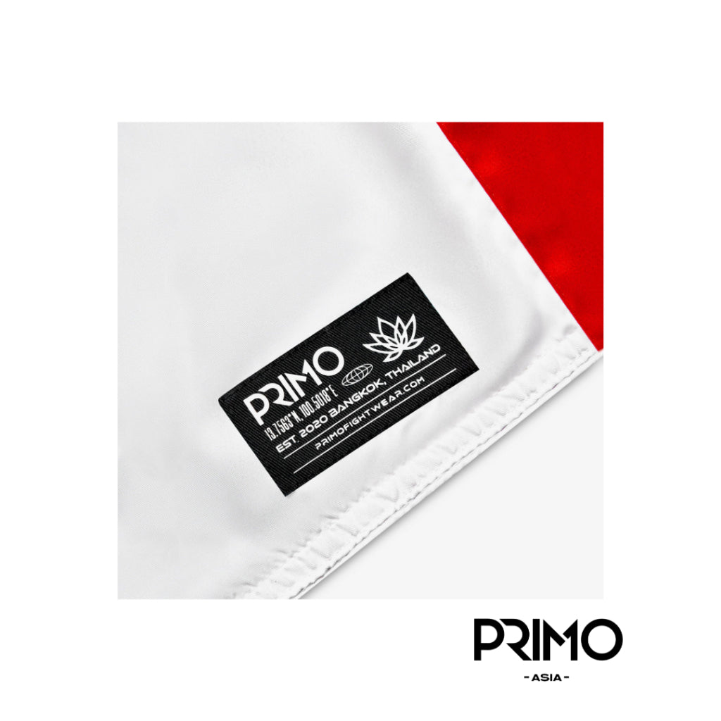 PRIMO Trinity Series Microfiber Muay Thai Shorts - Red